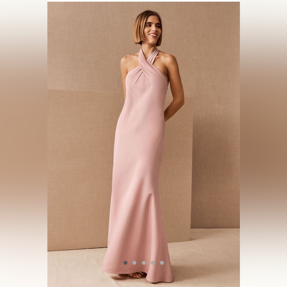 BHLDN ruby Satin Charmeuse Dress